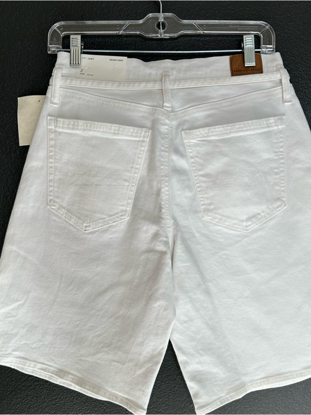AE 11" Stretch Denim High-Waisted Jort Size 2 - Picture 5 of 8